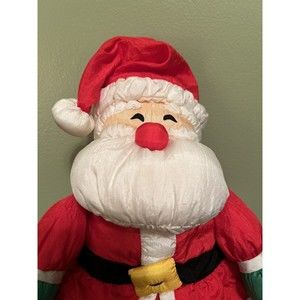 Vintage Hallmark  Santa Claus Puffalump Nylon Parachute 8” Plush